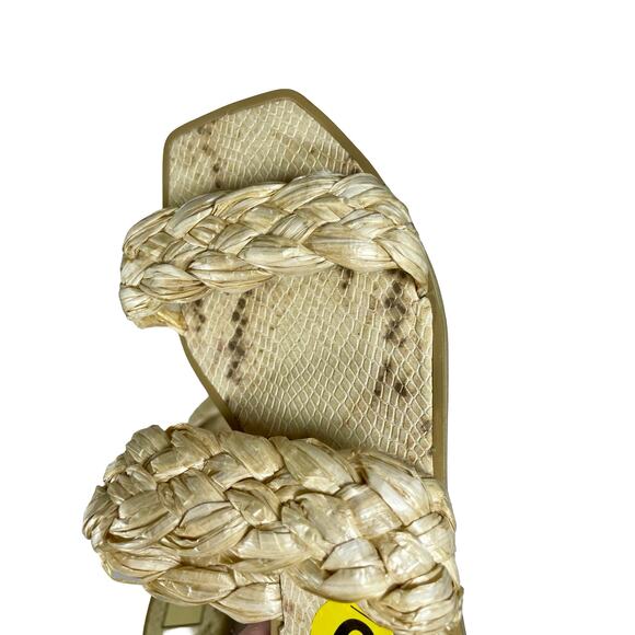 Dolce Vita Women's Indy Braided Straw Slide Sandals - Size 9 - Picture 5 of 7